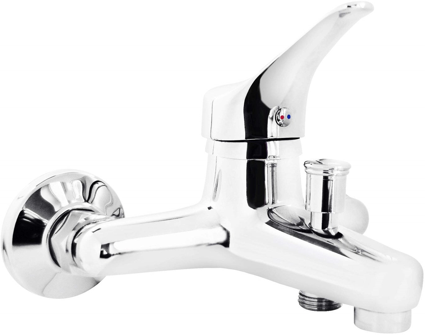 Wall-mounted bathtub mixer