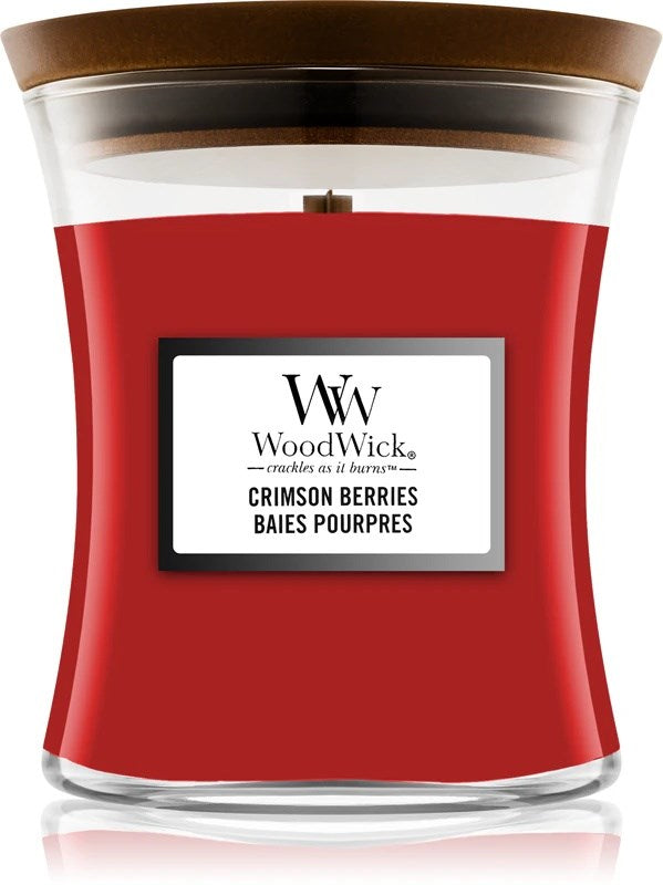 WoodWick Medium Scented Candle 92080E Crimson Berries 275 g 1 pc | Indoor