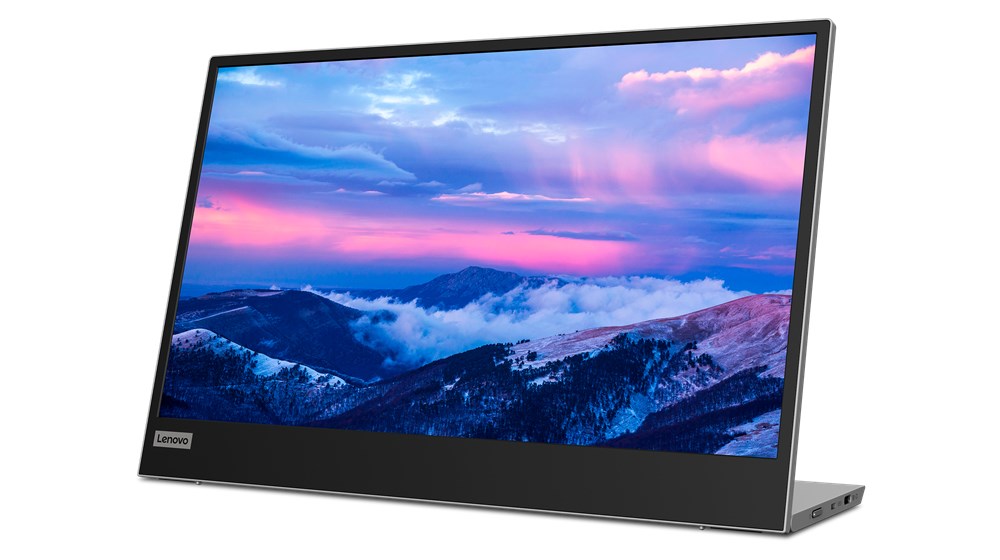 Lenovo L152 - LED Monitor - 39.6 cm (15.6") - Portable - 1920 x 1080 Full HD - IPS - Raven Black (66E4UAC1WL) 2xUSB-C