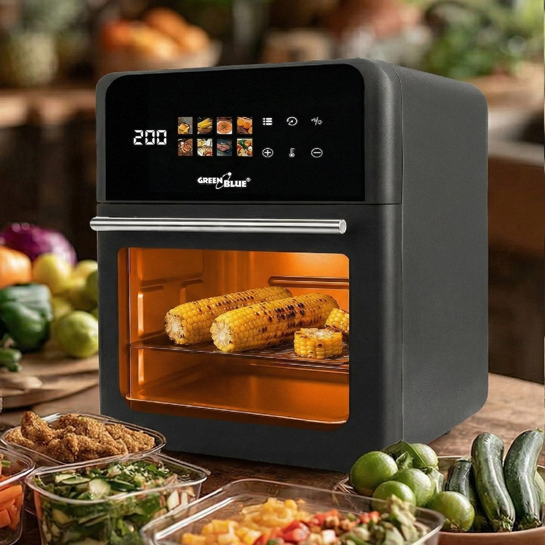 GreenBlue AIR FRYER Oil-Free 1800W 10 L with 8 Programs, Model GB950