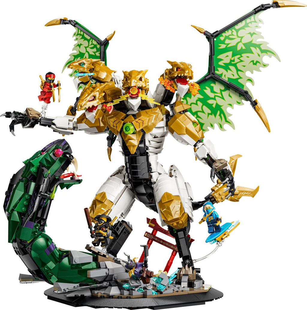 LEGO NINJAGO Building Blocks 71872 Ultra Dragon Battle - 2178 Pieces - 4 Minifigures - Ages 12+