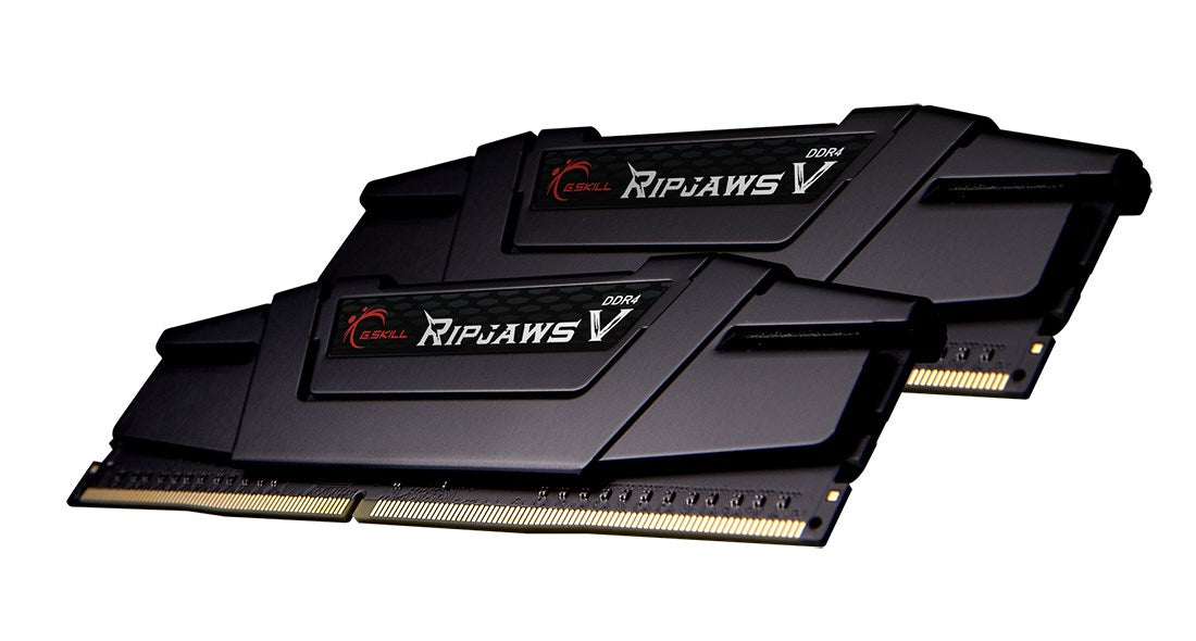G.Skill Ripjaws V - DDR4 Memory Kit - 64GB: 2 x 32GB - DIMM 288-PIN - 2666 MHz - CL19 - 1.2V - Unbuffered