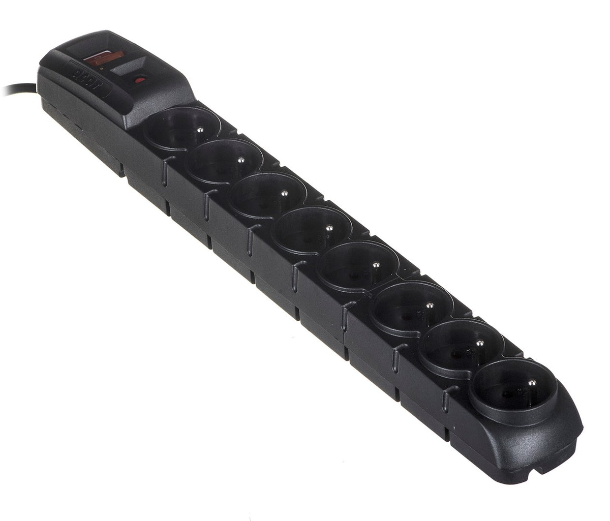 Acar S8 PRO Surge Protector 8 Sockets 3 m Black