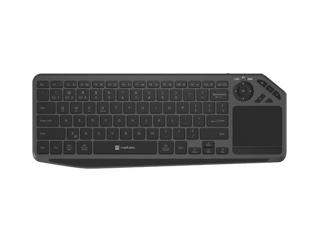 NATEC Wireless Keyboard NKL-2317 - Black - 90 Keys - Smart TV Compatible
