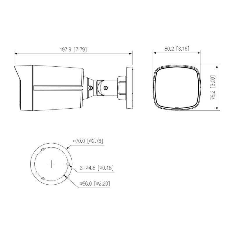 DAHUA IPC-HFW1239TL1-A-IL-0280B IP Camera 1080p