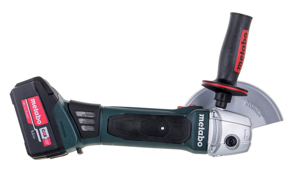 METABO W 18 LTX 150 QUICK Cordless Angle Grinder + metaBOX 165 L Case