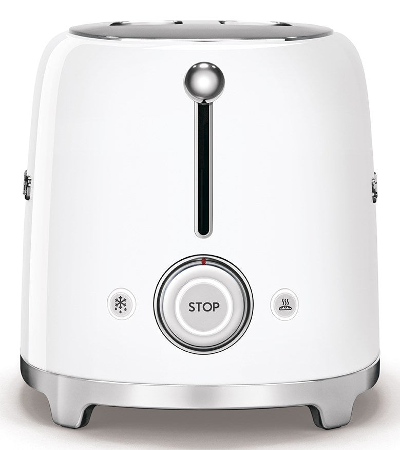 SMEG Toaster 950 W 2 Slice White TSF01WHEU