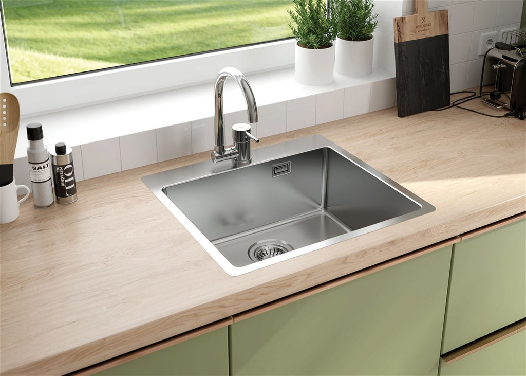 1-bowl steel sink