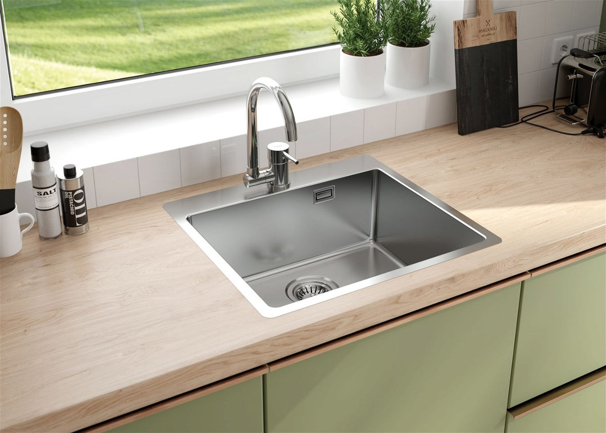1-bowl steel sink