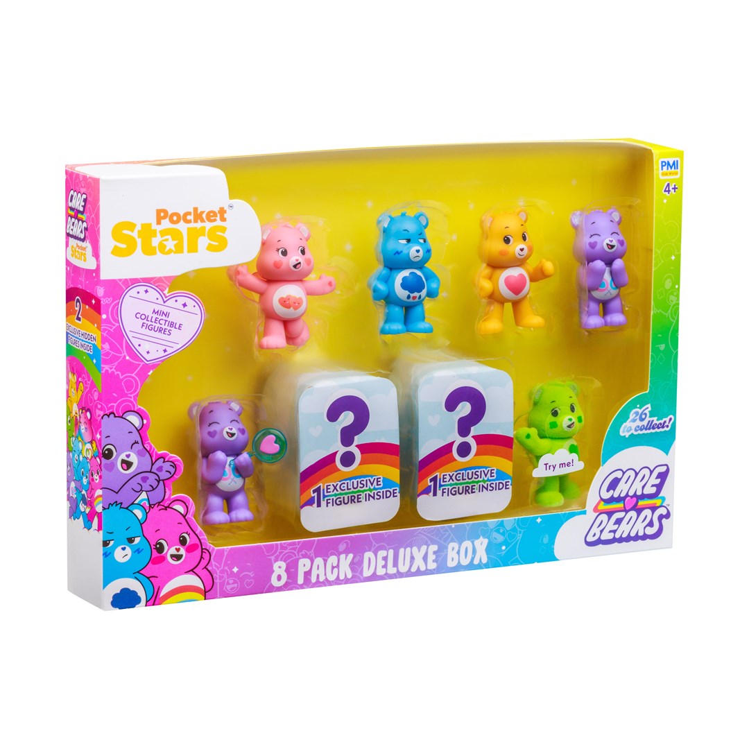 P.M.I. Kids World Care Bears S1 Figures 8 Pack Deluxe Box Assortment CB2070