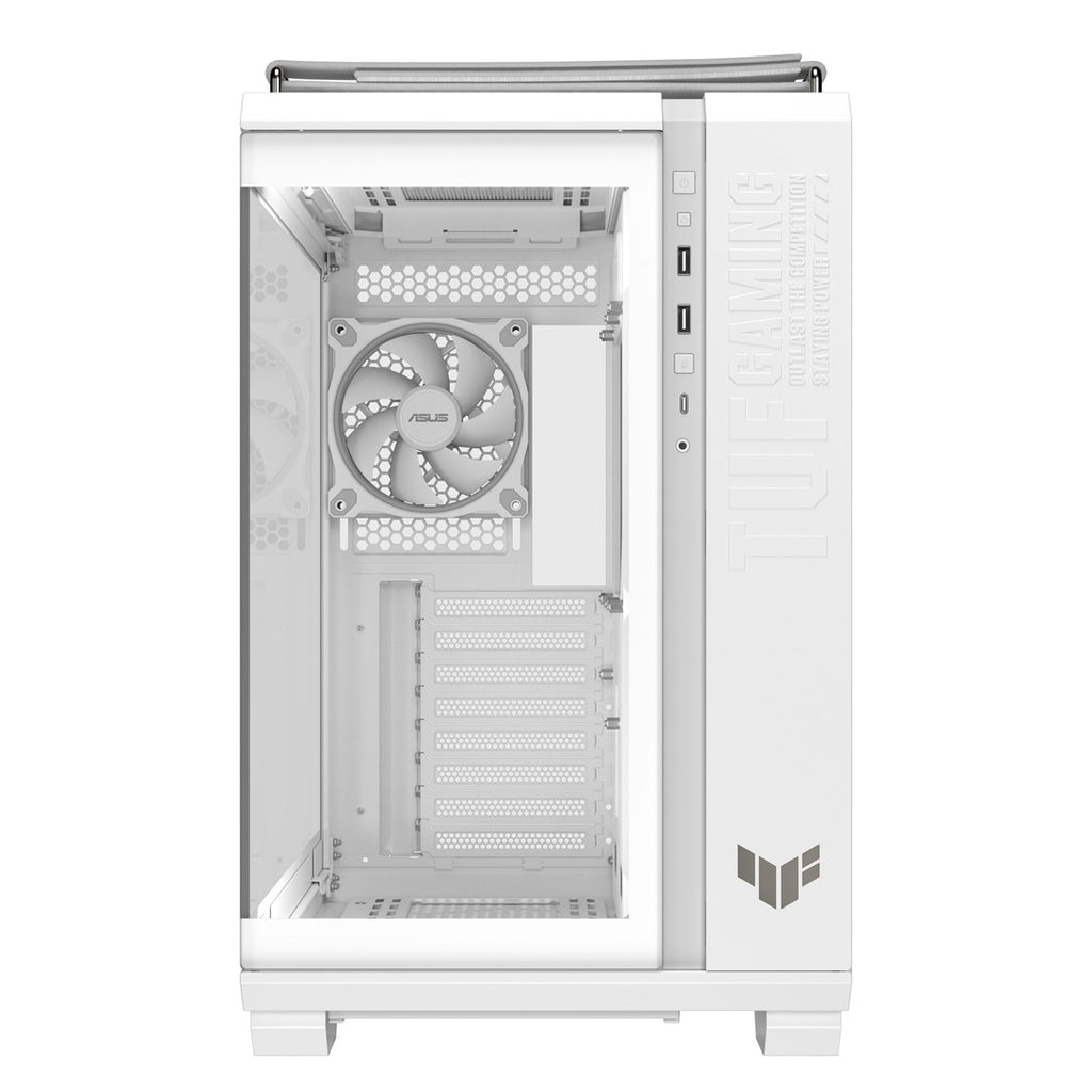 ASUS TUF GAMING GT502 Horizon TG ARGB Midi Tower Case - White