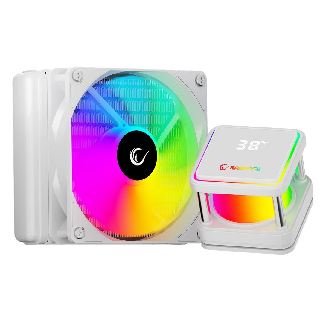 RAMPAGE INFINITE V120 Water Cooling Kit – White