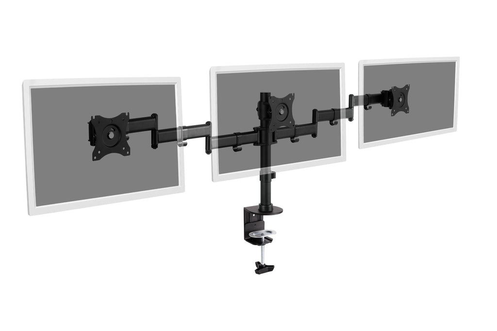 DIGITUS DA-90362 Mounting Kit for 3 Monitors Black