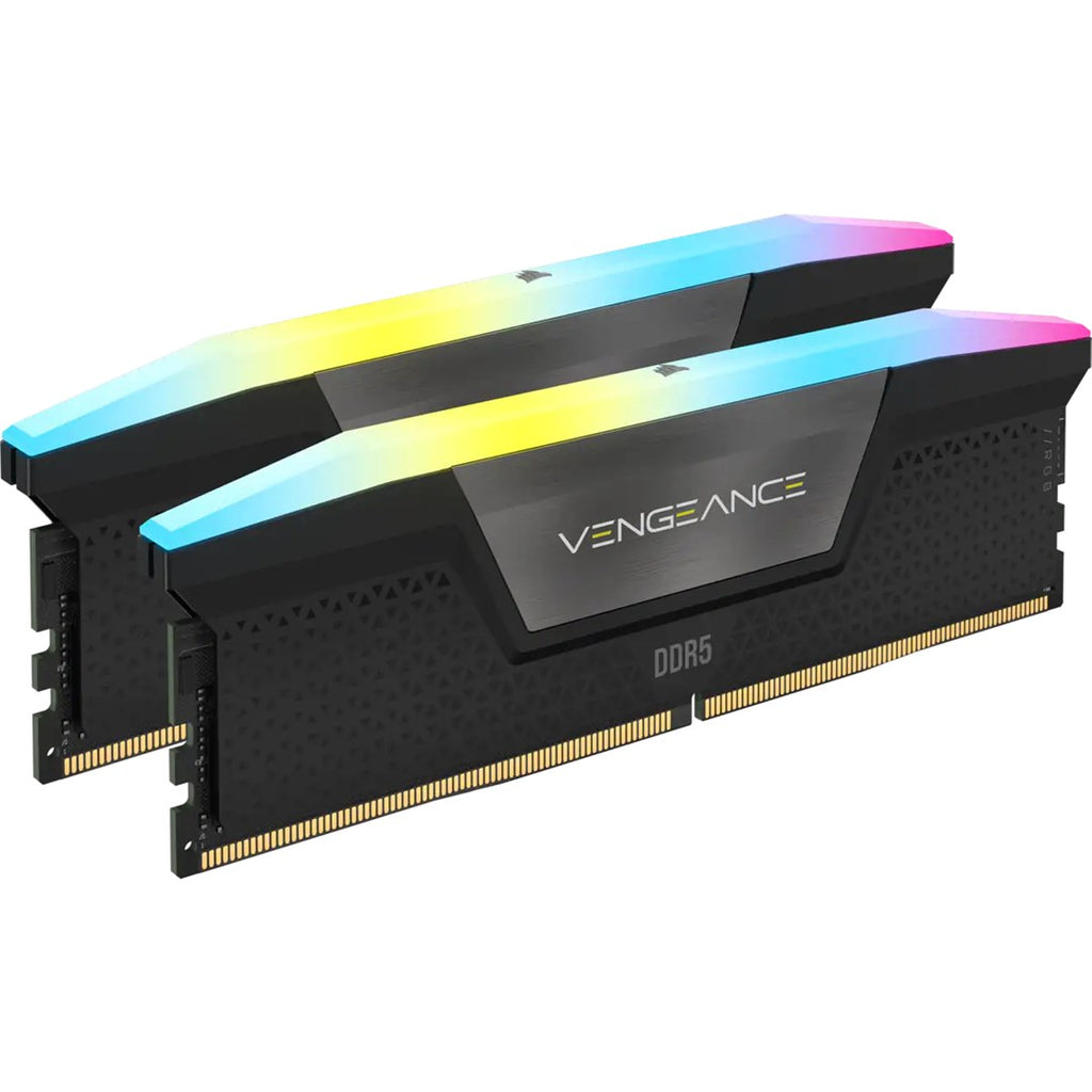 Corsair Vengeance RGB DDR5 RAM Kit - 32 GB (2 x 16 GB) - 7000 MHz - CL34 - Black (CMH32GX5M2X7000C34) 288-PIN PC5-56000