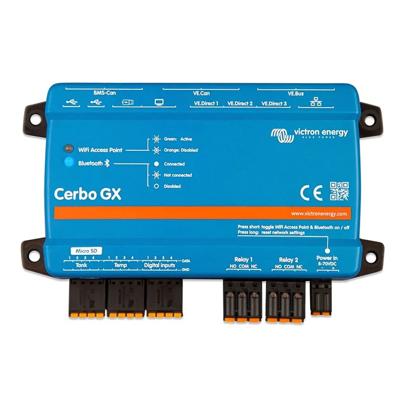 Victron Energy Cerbo GX MK2 Console Transmitter & Receiver 8-70V 422 g BPP900450110
