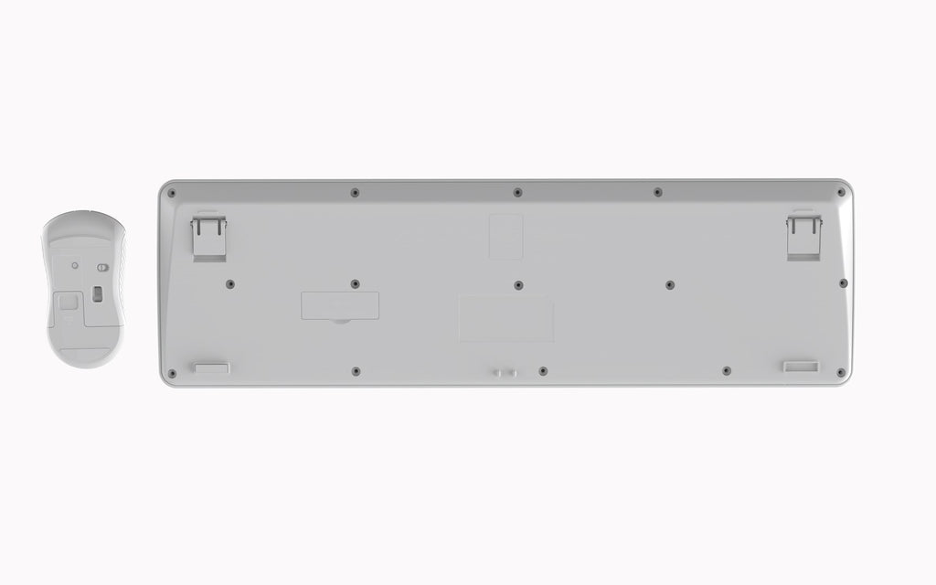 Gembird KBS-WPS-01 Slim Pro Business wireless desktop set  white  US layout