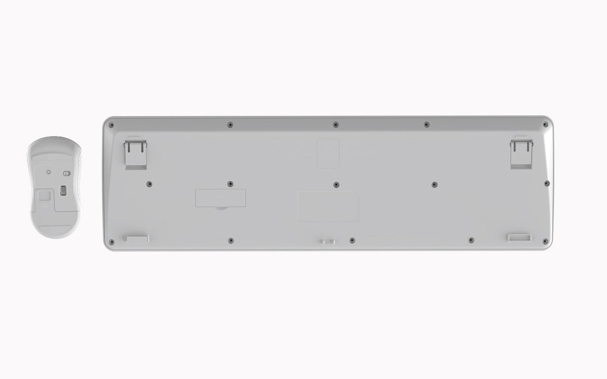 Gembird KBS-WPS-01 Slim Pro Business wireless desktop set  white  US layout