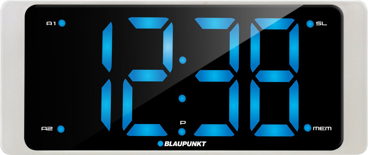Blaupunkt CR16WH Digital Alarm Clock Black White