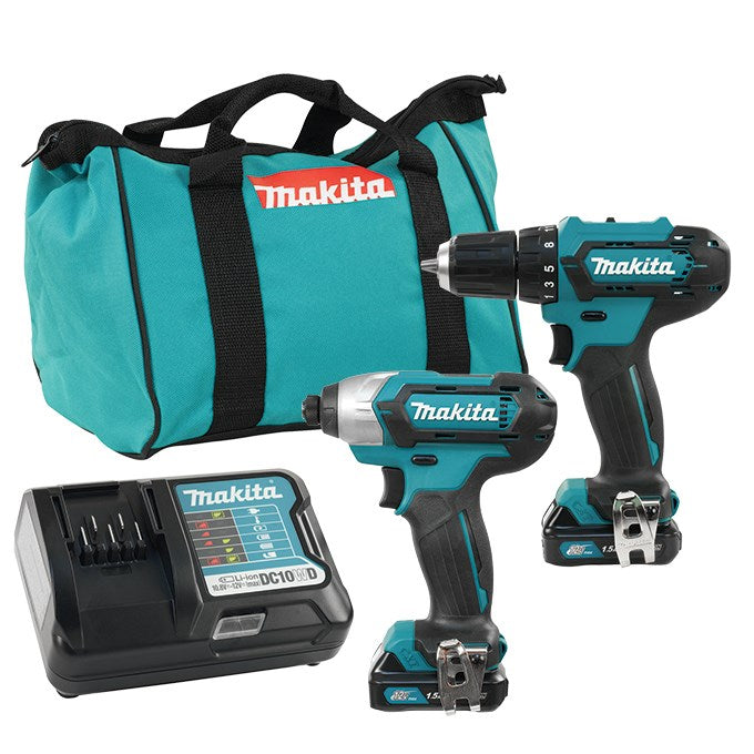Makita 12V Combo Tool Set (DF333D + TD110D) with Batteries CLX224X