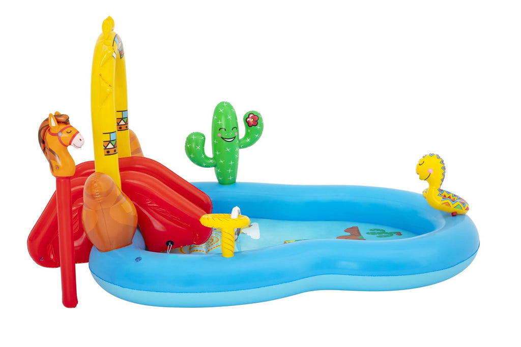 Bestway 8'8  x 6'2  x 55 /2.64m x 1.88m x 1.40m Wild West Play Center