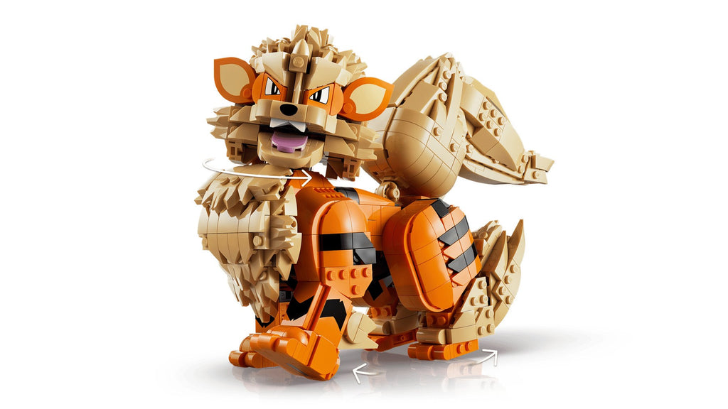 LEGO POKÉMON Arcanine Building Set, 1190 Elements, Model 72160