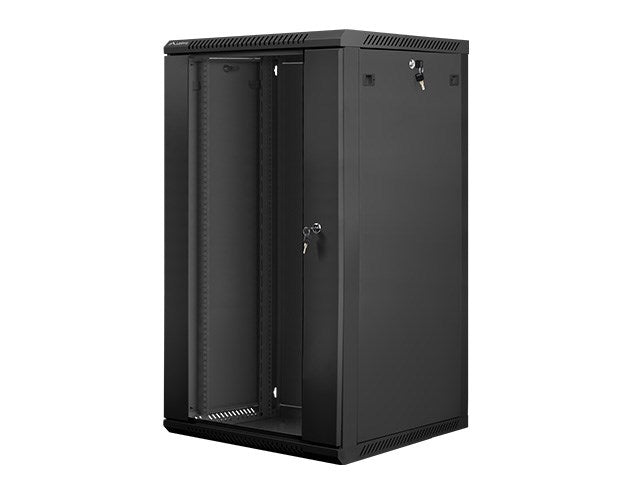 Lanberg Wall-mounted Rack 22U 600x600 mm Black WF01-6622-10B