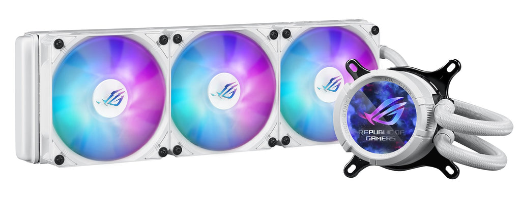 ASUS ROG Strix LC III 360 ARGB White Edition - All-in-One Floating Case - 12 cm 90RC00W2-M0UAY0