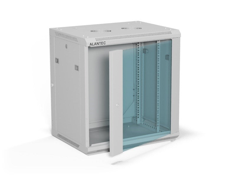 A-LAN Racking Cabinet 19" 12U 600x450 Grey Flat Pack SW-12U-600-450-01-SF