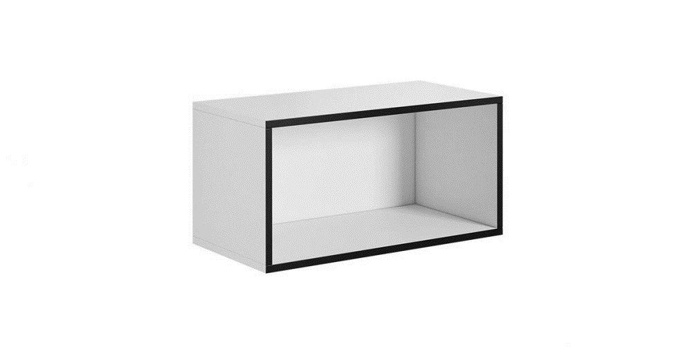 Open Storage Cabinet ROCO RO4 75x37x37 cm White/Black