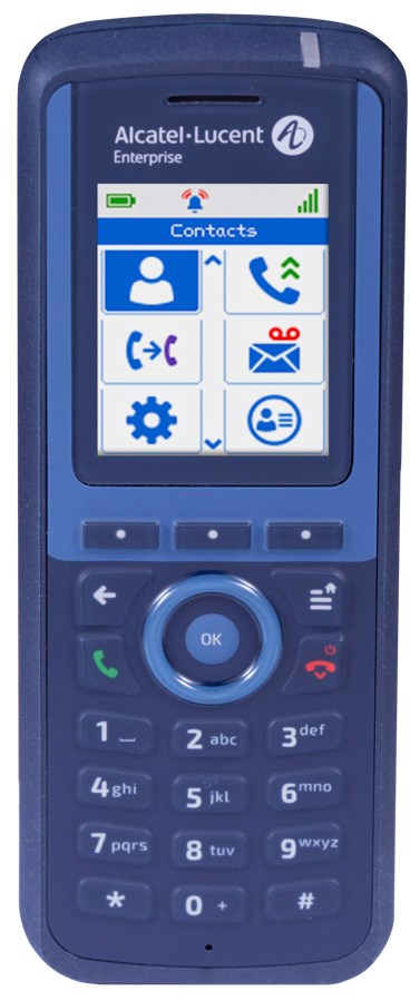 Alcatel-Lucent 8254 DECT - Cordless Digital Phone - IP-DECT/GAP - Blue