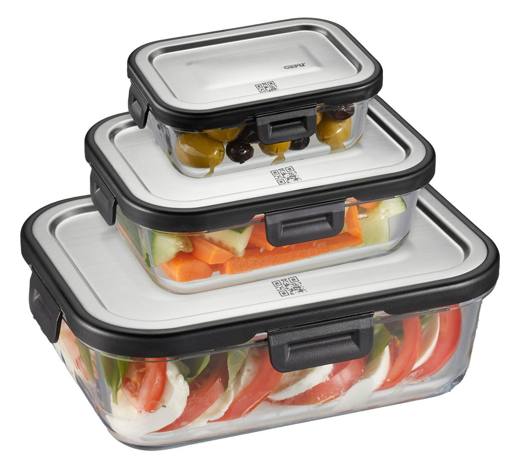 MILO Set of 3 Rectangular Food Storage Containers