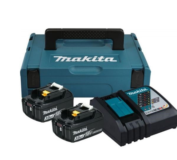 ZESTAW ZASILAJĄCY 18V MAKPAC 2*3.0AH BL1830B+DC18RC