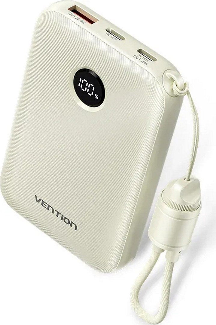 Vention Powerbank 10000mAh 2xUSB-C 1xUSB-A 22.5W