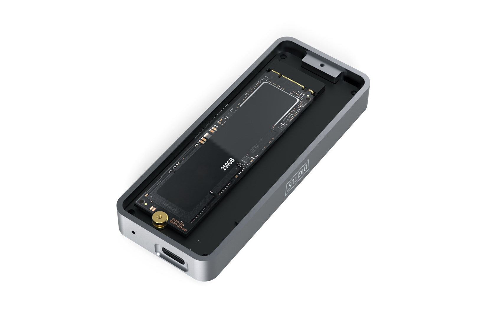 DIGITUS M.2 SSD Enclosure USB 3.2 20 Gbps for 2230-2280 - DA-71157