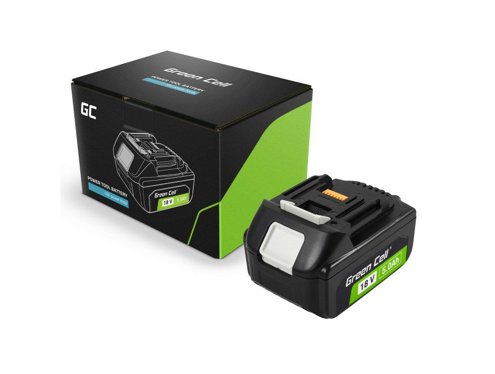Green Cell BL1850 Battery 18V 5Ah for Makita LXT - Model PTMA18V5