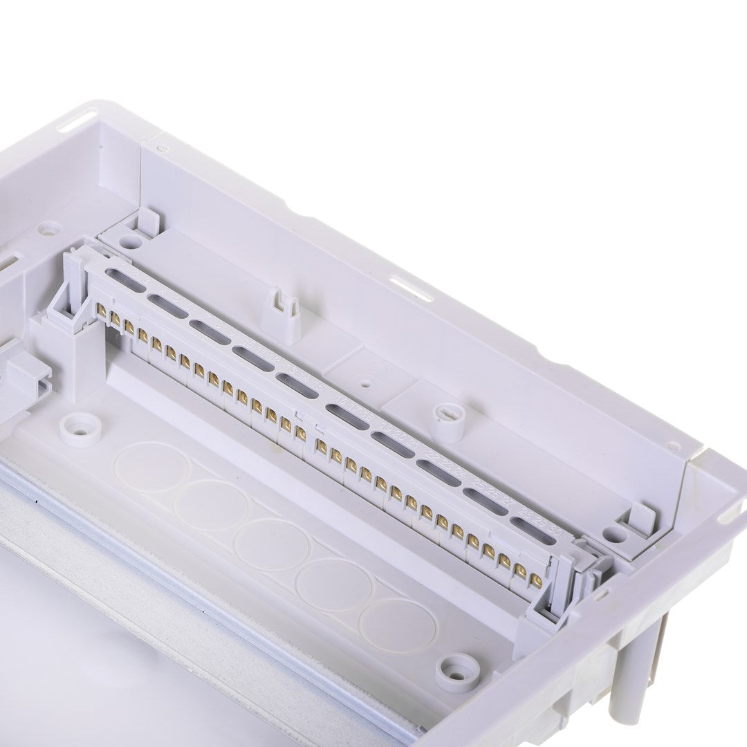PLASTIC INSTALLATION ENCLOSURE WITH METAL DOOR  FLUSH-MOUNTED  IP40  5 ROWS  60 NOARK PMF 60 107262 MODULES