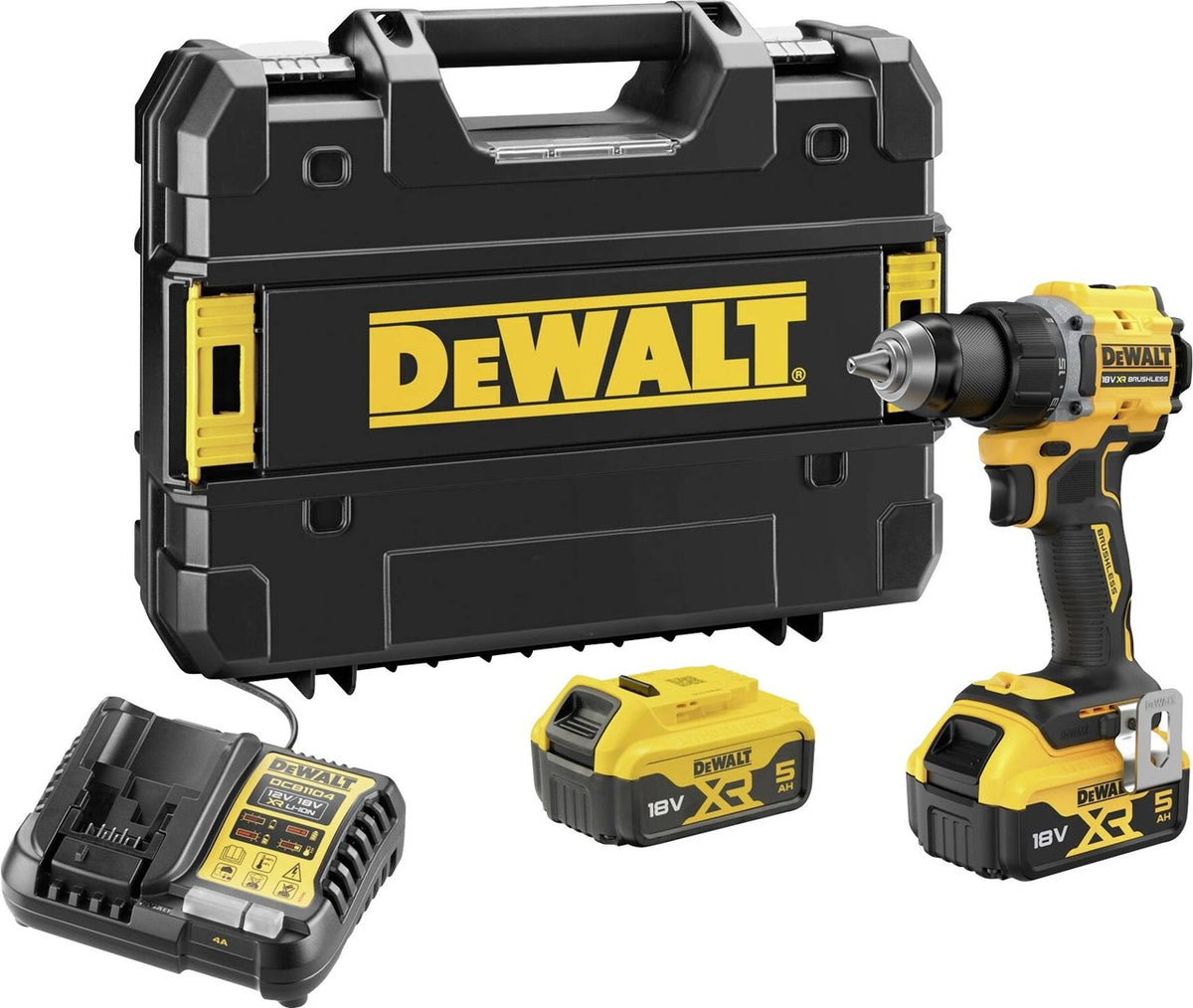 Cordless drill-driver 18V  2x5Ah battery