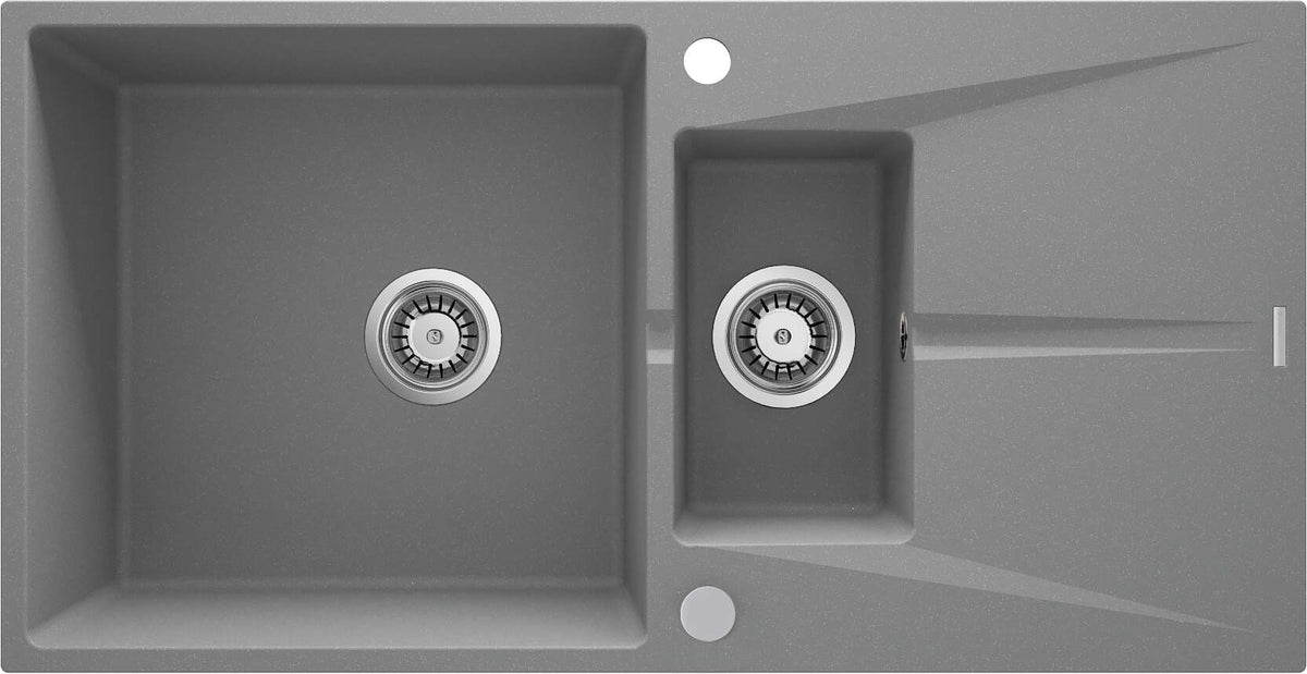 Deante Granite Sink 1.5-Bowl with Drainer