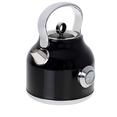 Adler Electric Kettle 1.7 L 2200W Black Metallic AD 1346b