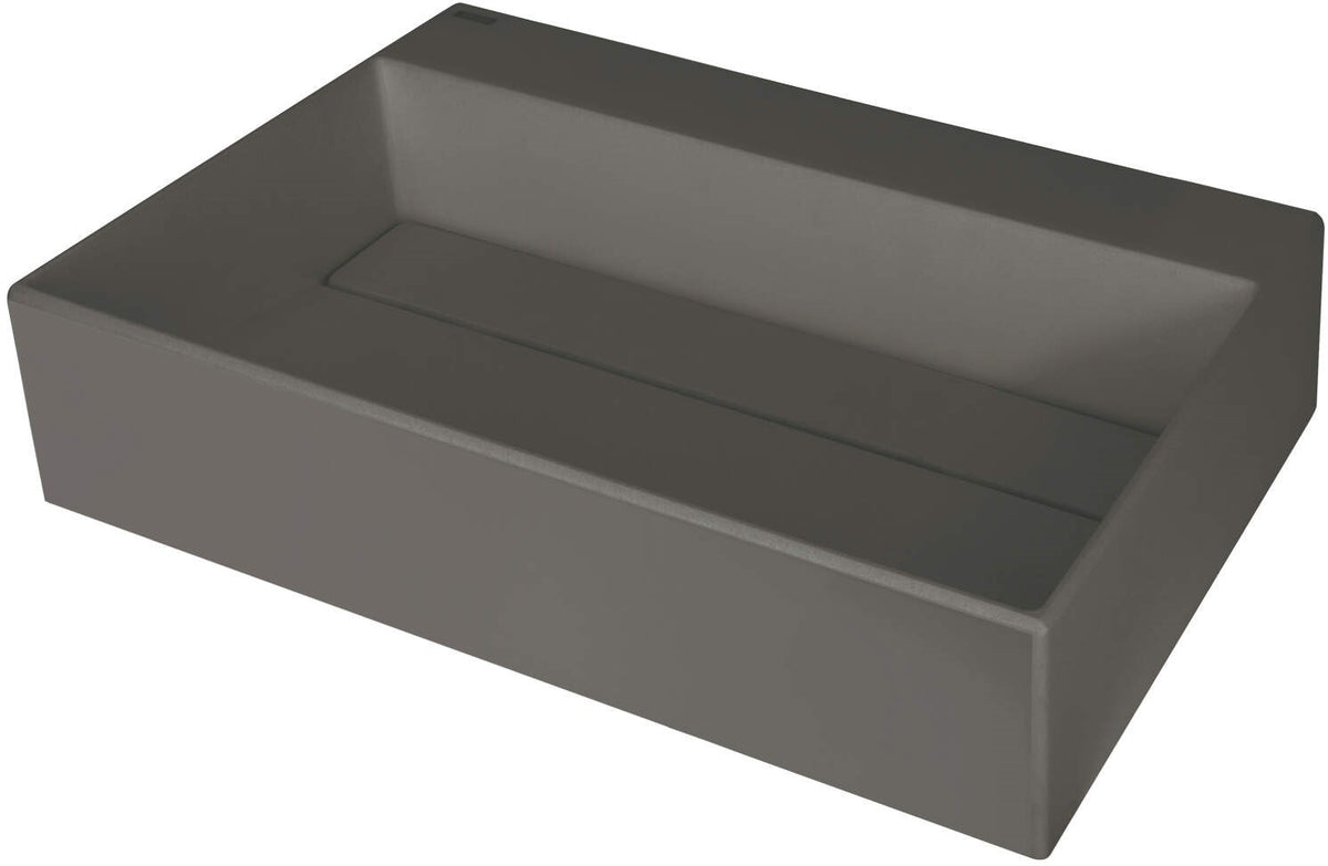 Deante Granite Countertop Sink with Tap Hole - Cover Included, Metallic Anthracite