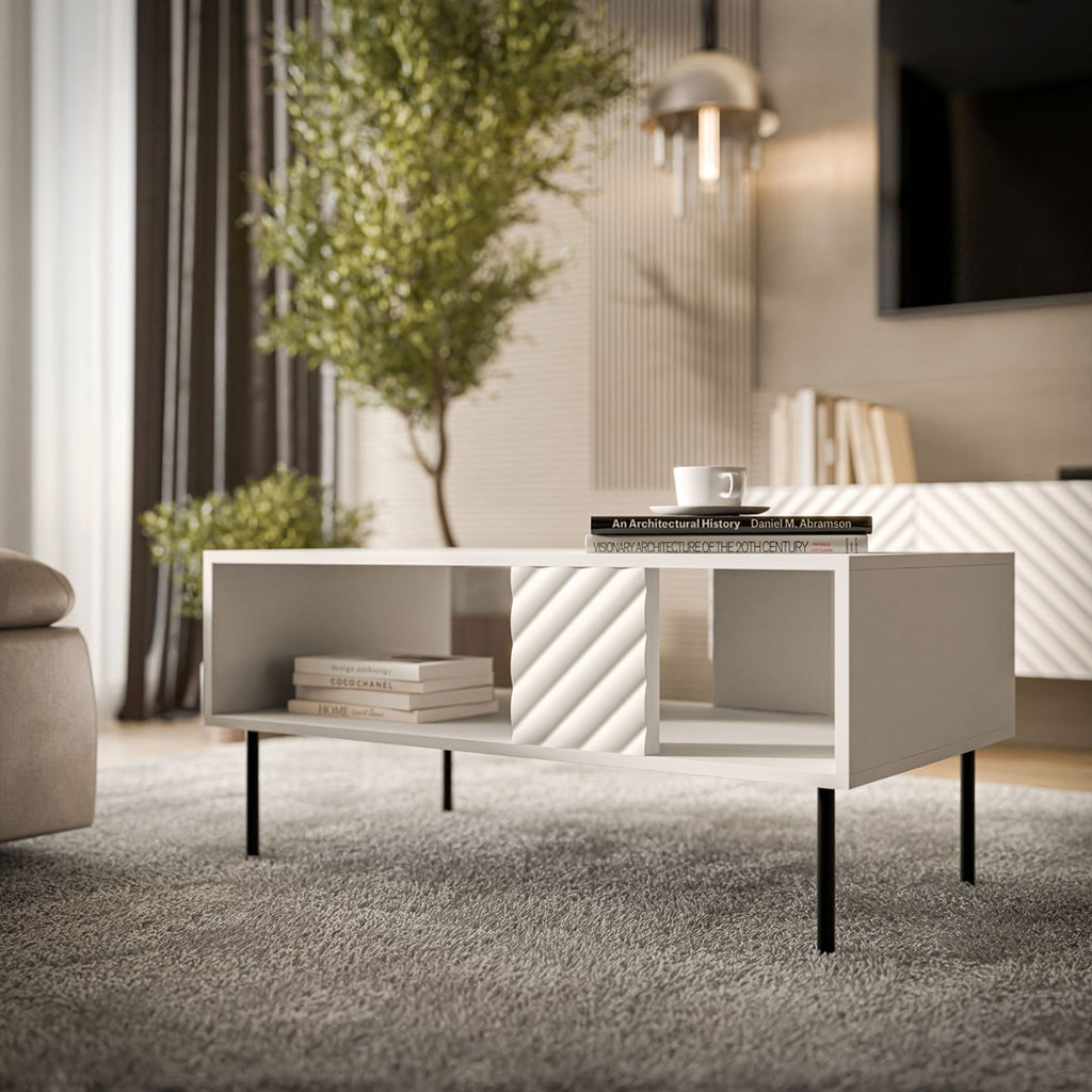 Cama LUCCA Bench/Table 100x55x46 White