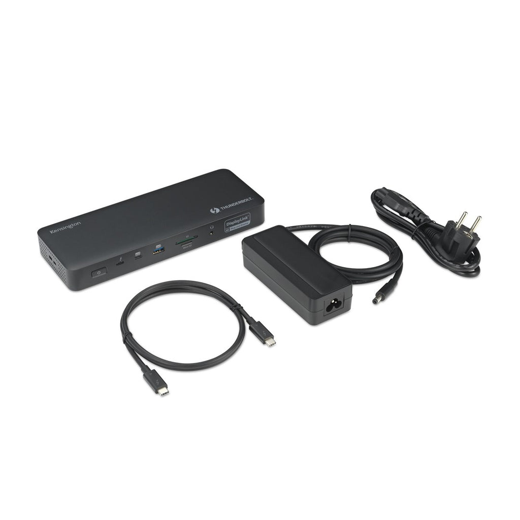 Kensington - SD5920T EQ - Docking Station - USB4/ Thunderbolt 4 - 2 x HDMI, 3 x DP - 149.1 Watts - Europe 1GbE