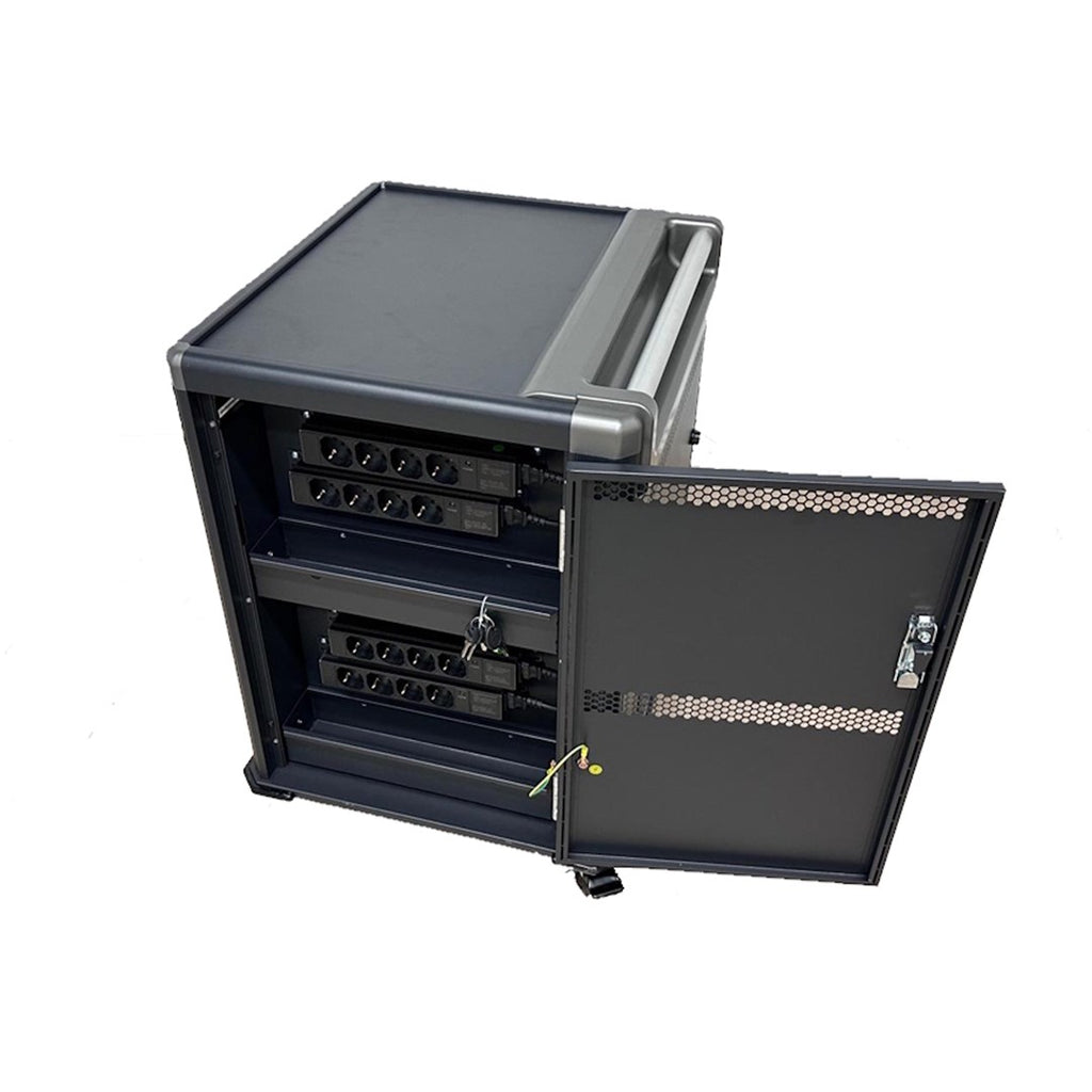 Ewent EW1703 Portable Device Management Cart/Cabinet Black Grey