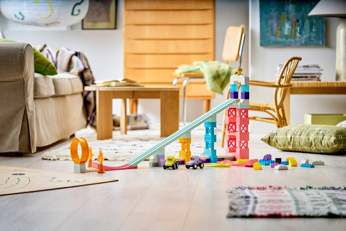 LEGO DUPLO 3 in 1 Creative Ramps with Vehicles, 111 Pieces, Ages 3+, Model 10478