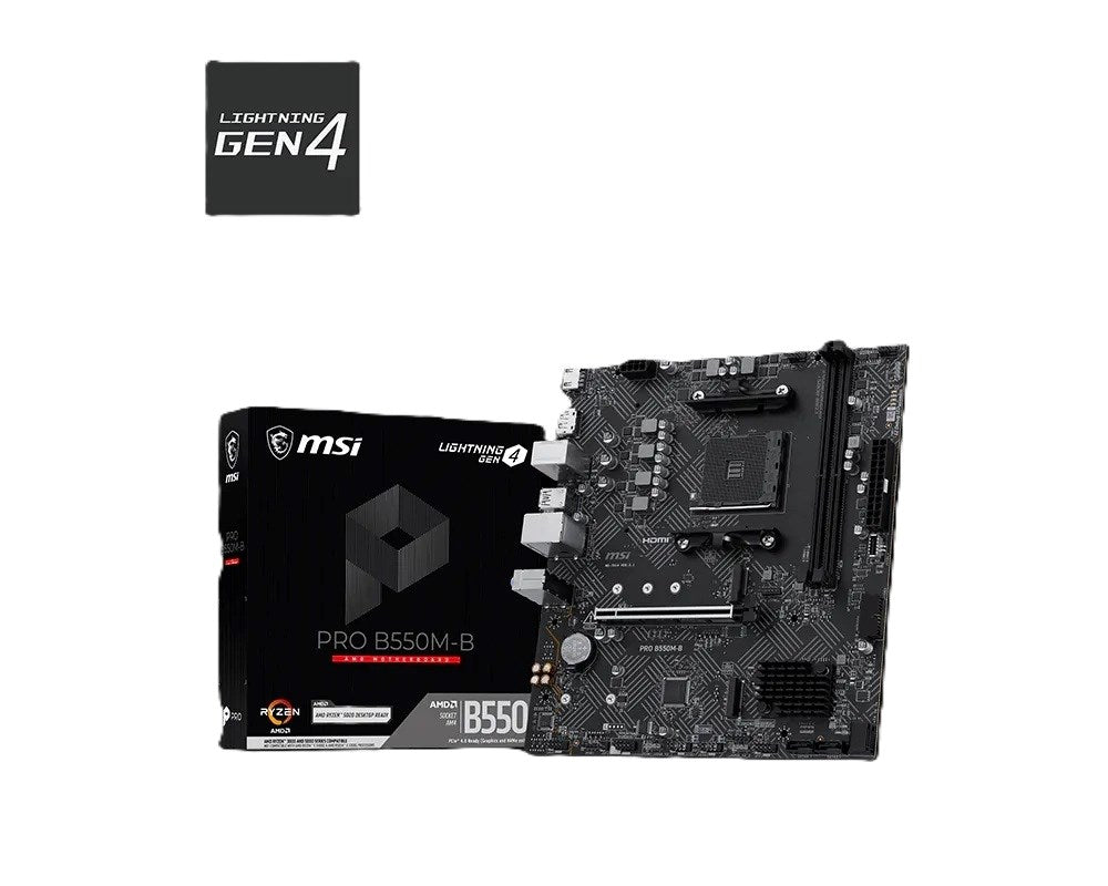 MSI PRO B550M-B Motherboard Socket AM4 7D14-023R