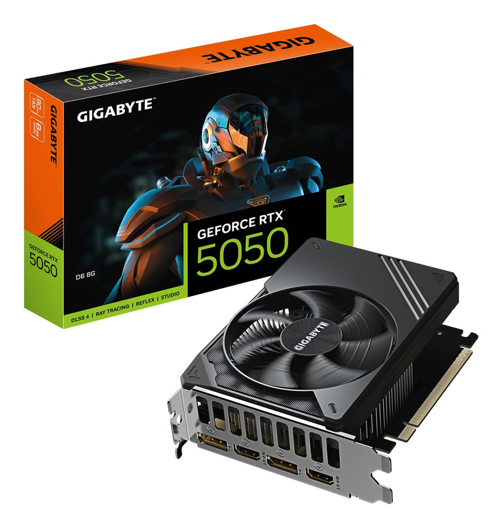 GIGABYTE GeForce RTX 5050 D6 8 G Graphics Card 8GB GDDR6 2572MHz GV-N5050D6-8GD