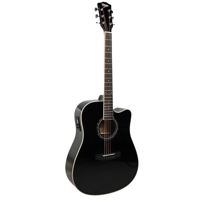 V-TONE VEAG1 CE BK - 4/4 Electro-Acoustic Guitar Black