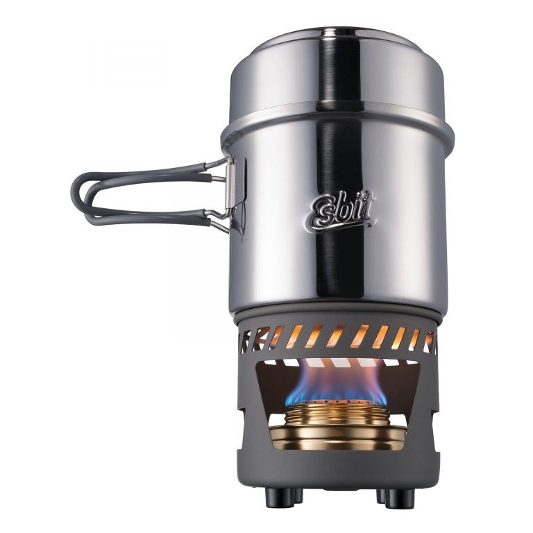 Esbit Cookset with Alcohol Burner - Stainless Steel