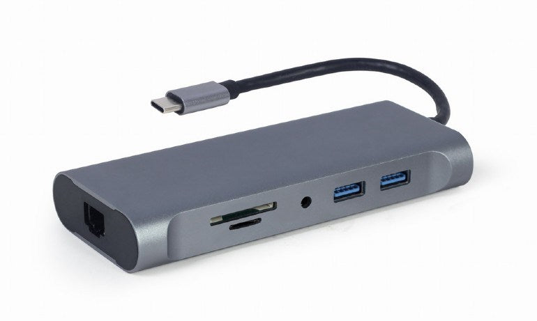 Gembird Notebook Dock/Port Replicator USB 3.2 Gen 1 Grey A-CM-COMBO7-01
