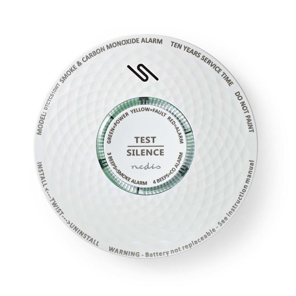 Smoke and Carbon Monoxide Detector Nedis DTCTCS10WT
